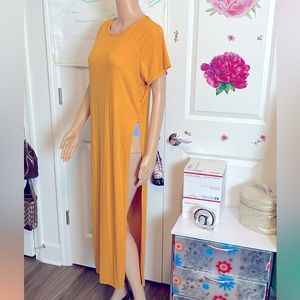 Maxi split tunic
